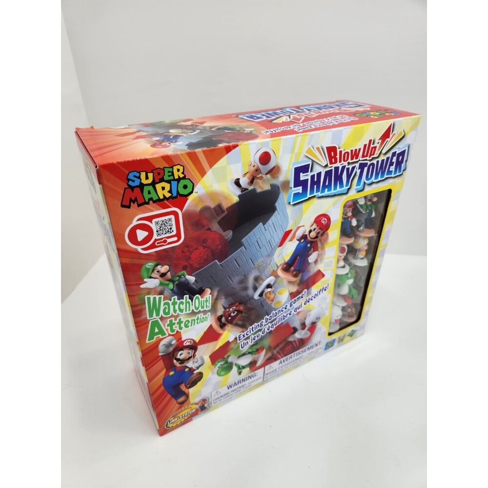Epoch‎ Games Super Mario Blow Up Shaky Tower Balancing Game Sealed